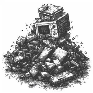 Picture of a pile of trash